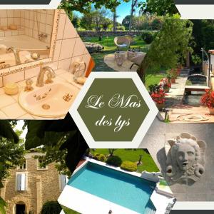 Le Mas des lys - Guest houses au coeur de la Provence dans un parc paysagé avec piscine, sauna et boulodrome