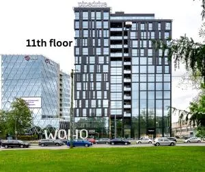 Modern Studio Apartment with a view over Tallinn - Mustamäe