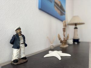 Maisons de vacances Saint Ho Mer Maison lumineuse vue mer 8 pers 4 chambres 2 sdb 2 WC etage renove en 2025 belle terrasse grand jardin clos parking 8 mn a pied petite plage grand jardin pres de Port en Bessin, Bayeux et plage Omaha beach : photos des chambres