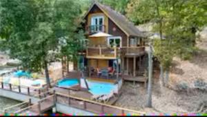 Sandy beach water toys great dock