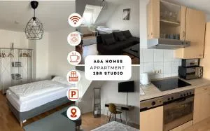 A&A Homes - 2BR, 4 Beds, TV & WLAN and Kitchen - 埃特林根