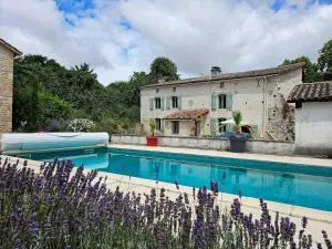 Old house for 10 people - Countryside - Pool - Theil-Rabier