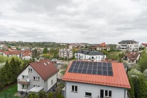 Apartament Pomarańczowy Gdańsk 80 metrów z widokiem na ogród