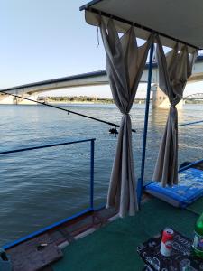 A raft on the Sava river