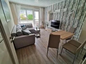 Moderne Ferienwohnung mit Seeblick und Balkon im EG - Baumersroda