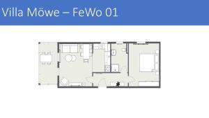 ruhige Lage, Veranda, gratis Nutzung vom AHOI Erlebnisbad - Villa Möwe FeWo 01