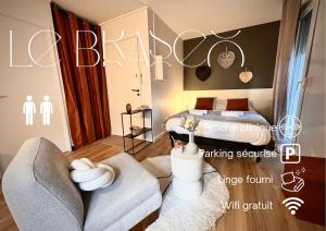 Appartements Le BraSeo, nice studio with parking in Rennes : photos des chambres