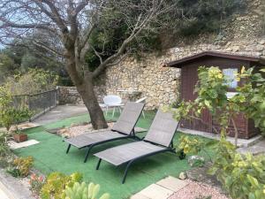 Appartements Appartement Eze Village proche Monaco fabuleuse vue mer et vieux village : photos des chambres