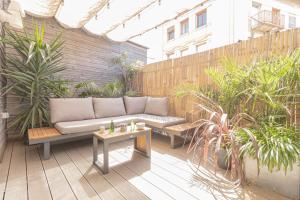 Maisons de vacances AfroBoHome, Fraicheur d-ete, Familles et petits groupes, clim, 2 a 6 personnes, Proche centre Nimes, Garage clos : photos des chambres