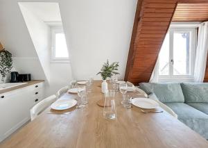 Appartements Duplex cosy ideal pour familles a 200m de la plage : photos des chambres