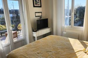 Maisons de vacances Family house of 92 m2 with terrace - Cabourg : photos des chambres