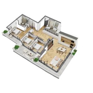 Luxury Penthouse 11th Floor Mountain View Large Terrace Floor Heating New Building Board Games Self Check-in Shopping Center 360 Tour Free Parking