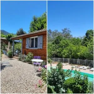 Sud Ardeche joli chalet clim piscine rivière LE CERF Village du serre - Le Frontal Sud Ardeche joli chalet clim piscine rivière LE CERF Village du serre - Le Frontal