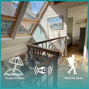 Maisons de vacances Ar Bod - plage a pieds - wifi : photos des chambres