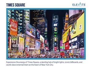 Times Square Studio near Restaurants & Shopping