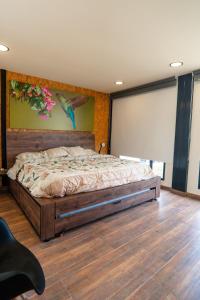 Cabaña de lujo en el Páramo con jacuzzi y chimenea