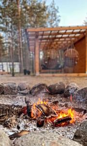 BORSKÓWKAseason domki z balią z jacuzzi I sauna