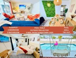 Pool Movie Wall Billiard Ping Pong Games BBQ for 8 - Iona