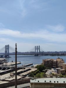 كوبري المظلات إطلالة على النيل و كوبري تحيا مصر