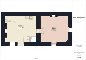 Maisons de vacances Maison de campagne pour 6 avec piscine et jardin : photos des chambres