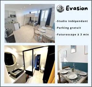 Studio à proximité du Futuroscope,à Aquascope - 沙斯讷伊迪普瓦图