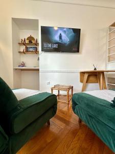 Appartements Studio centre ville, parking, balcon, piscine : photos des chambres