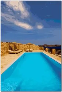 Griko home with seaview and bbq - Sapsila