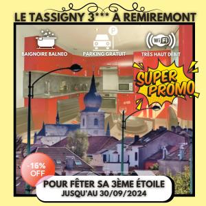 Appartements Le Tassigny 3 etoiles - Hyper-Centre Balneo Wifi Parking : Appartement 2 Chambres