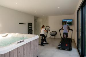 Maisons de vacances Maison relax & spa en Bretagne : photos des chambres