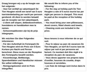 Chalet 108 met airco familie camping de Tien Heugten Schoonloo Drenthe