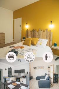 Appartements Le cocon de Sapiac proche du centre, garage : photos des chambres