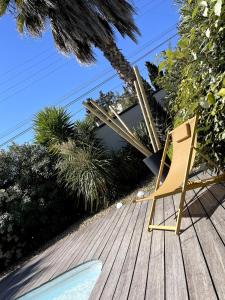 Maisons de vacances Piscine, soleil et farniente : photos des chambres