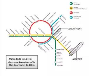 10 Person Apartment in the Heart of Copenhagen