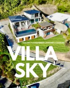 Villa SKY 4 Chambres - Vue sur le Diamant - Morne Blanc
