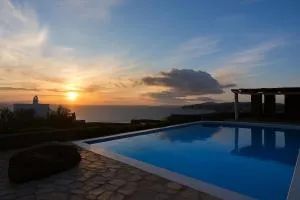 Stylish Mykonian apartment Semi-Private huge Pool - Houlakia