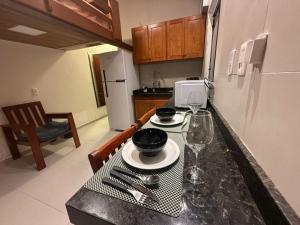 6 Micro casa perto da praia com ar e garagem