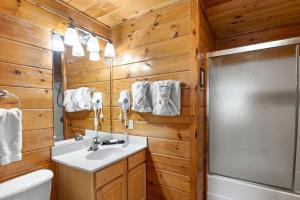 Mama Bear Paw private hot tub two pools
