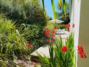 Au cœur de Trégastel, noyée dans la végétation