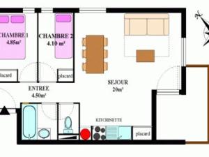 Appartement calme à Aussois, proche navettes et activités - FR-1-508B-10