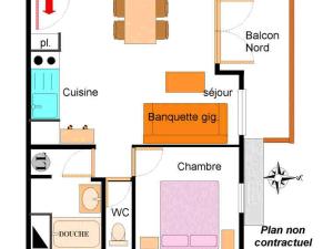 Appartement cosy avec terrasse à Aussois, 4 pers. - FR-1-508B-12