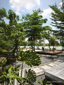 Cắm trại trong ngày view sông - Homestay Mẹ Khang 2 - Ấp Nhât (2)