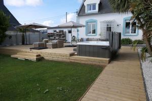 Villas maison 3 chambres vue mer spa a crozon : photos des chambres