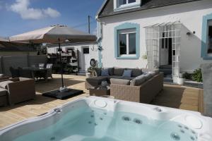 Villas maison 3 chambres vue mer spa a crozon : photos des chambres