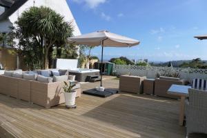 Villas maison 3 chambres vue mer spa a crozon : photos des chambres