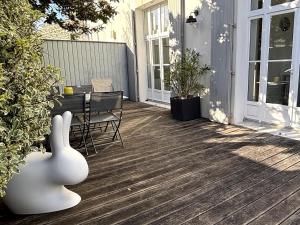 Appartements Charme et confort dans St Martin de Re terrasse & parking : photos des chambres