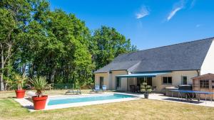 Maisons de vacances Gite la Seigneurie -Piscine & SPA : photos des chambres