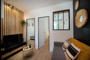 Appartement climatisé 2 chambres avec parking à 10min à pieds de la Gare St Charles