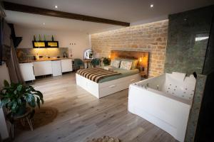Appartements Les Jardins Secrets - Gare & Centre by Apparts Spa Dijon : photos des chambres