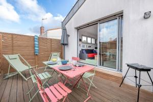 Appartements Appart dans bourg a 230m de la plage - 4 pers : photos des chambres