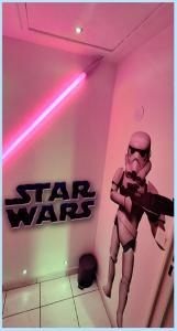 Appartements Appartement avec salle de jeux privee,10min de disney transport en commun 6 couchages : photos des chambres